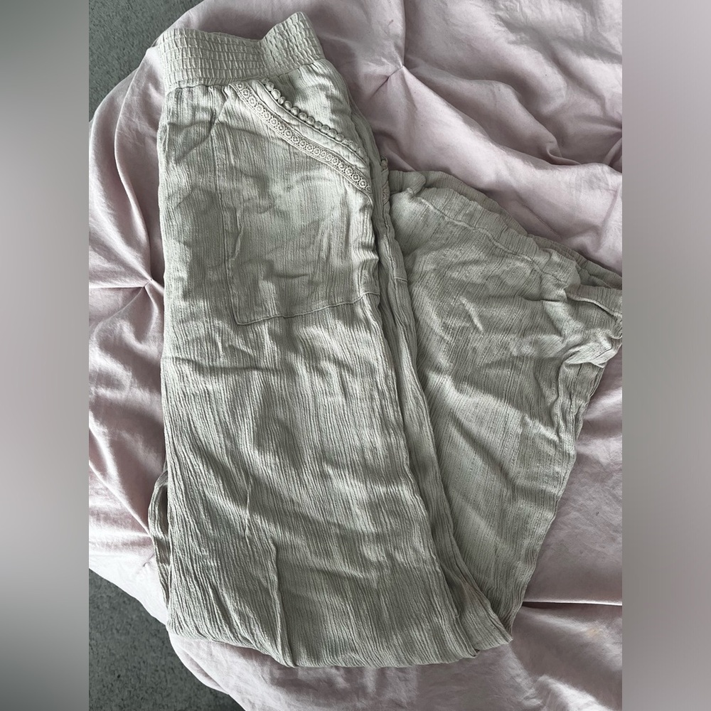 Beige dress pants